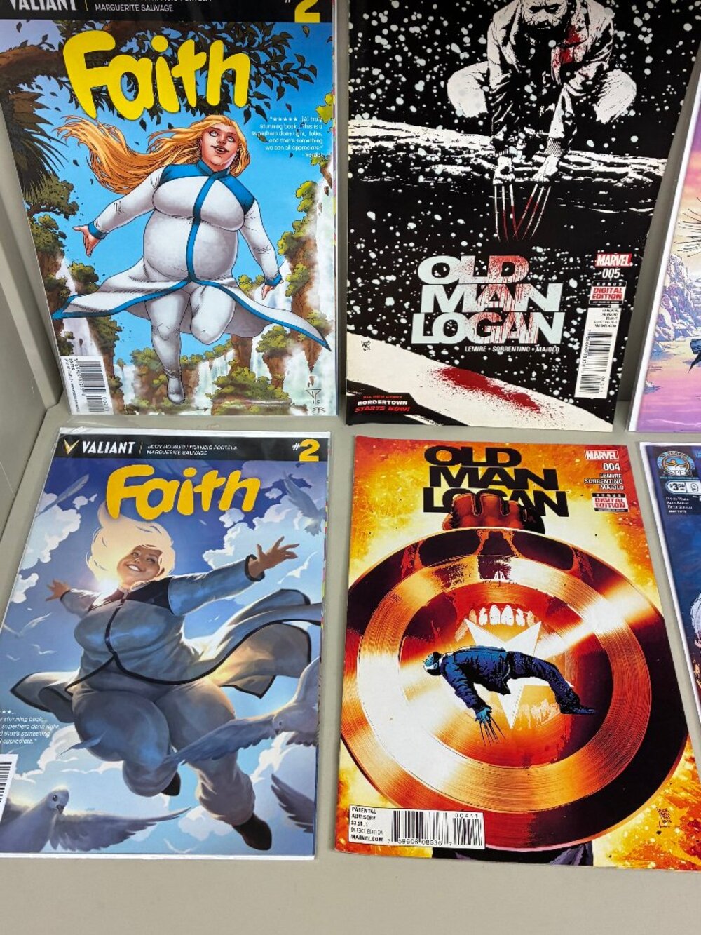 Mixed Comic Lot: Old Man Logan Faith Fathom Iron Man